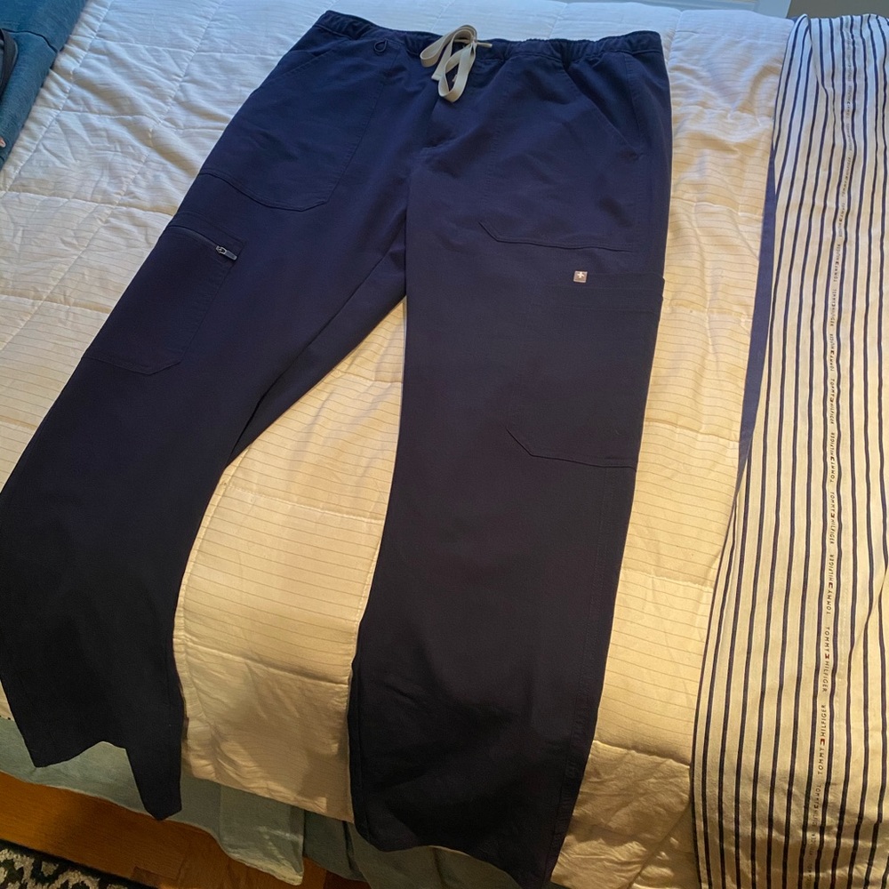 Figs Large Navy Scrub Pants